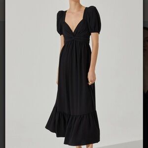 ASTR Twist Bust Midi Dress